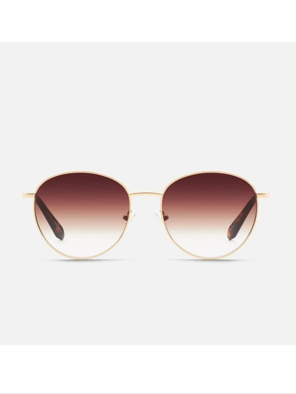 Quay Australia Loop Me In Sunglasses with Brown Gradient Lenses